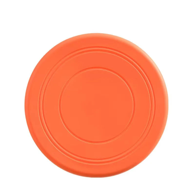 Interactive Pet Flying Disc Soft Rubber Flying Saucer Throwing Toy for Dogs Outdoor Exercise Play Fetch Training Dog Supplies