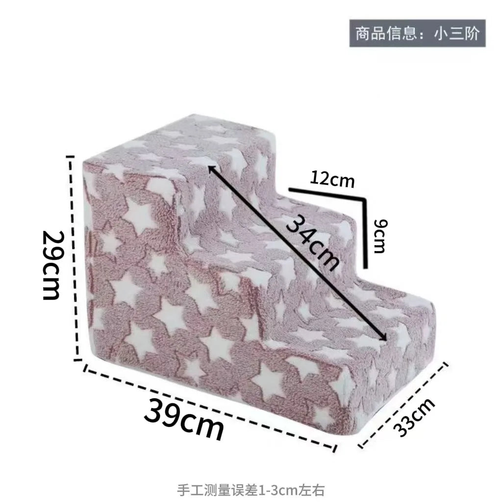 Pets Household Bedside Stairs Dogs Teddy Dogs Stairs Cats Cleaning Pet Ramp Stairs for Dogs Pet Accessories