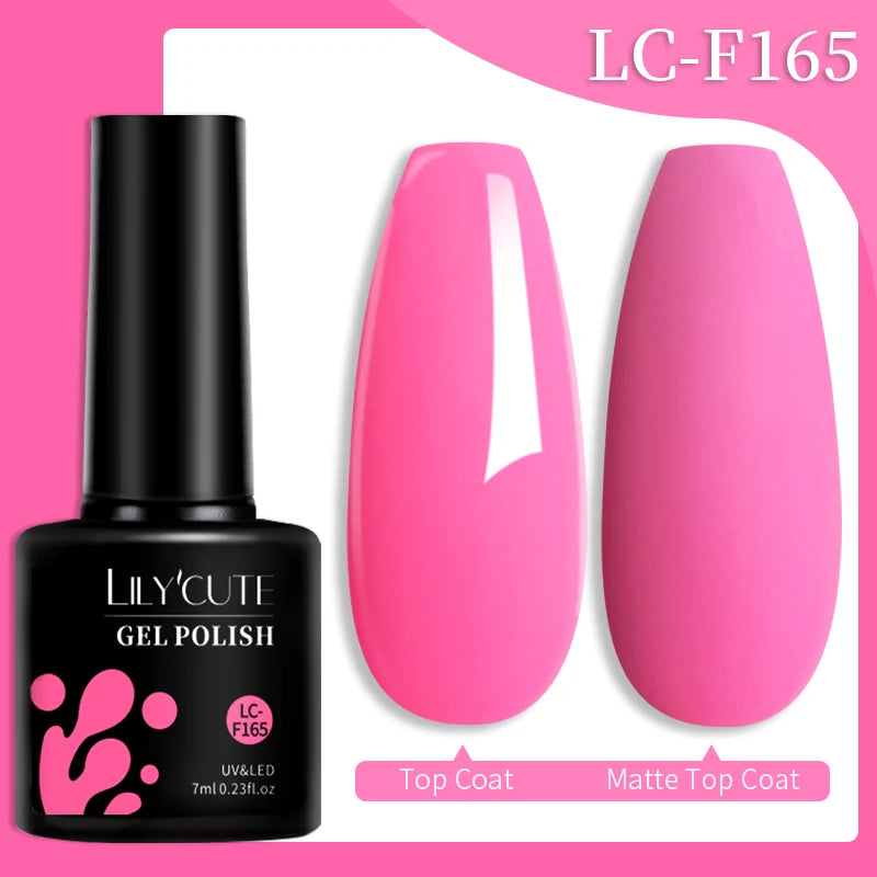 LILYCUTE 7ml Glitter Auroras Gel Nail Polish Summer Gold Colorful Sequins Manicure Semi Permanent Soak Off Nail Art Gel Varnish