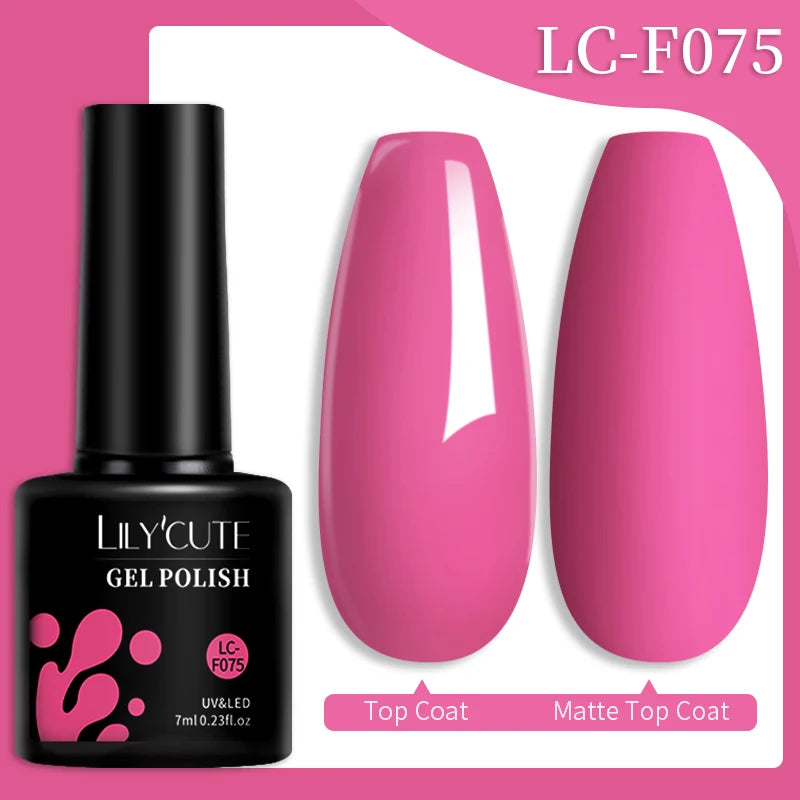 LILYCUTE 7ml Reflective Glitter Nail Gel Polish Effect Sparkling Soak Off Gel Semi Permanent For Manicure Nail Art UV Nail Gel