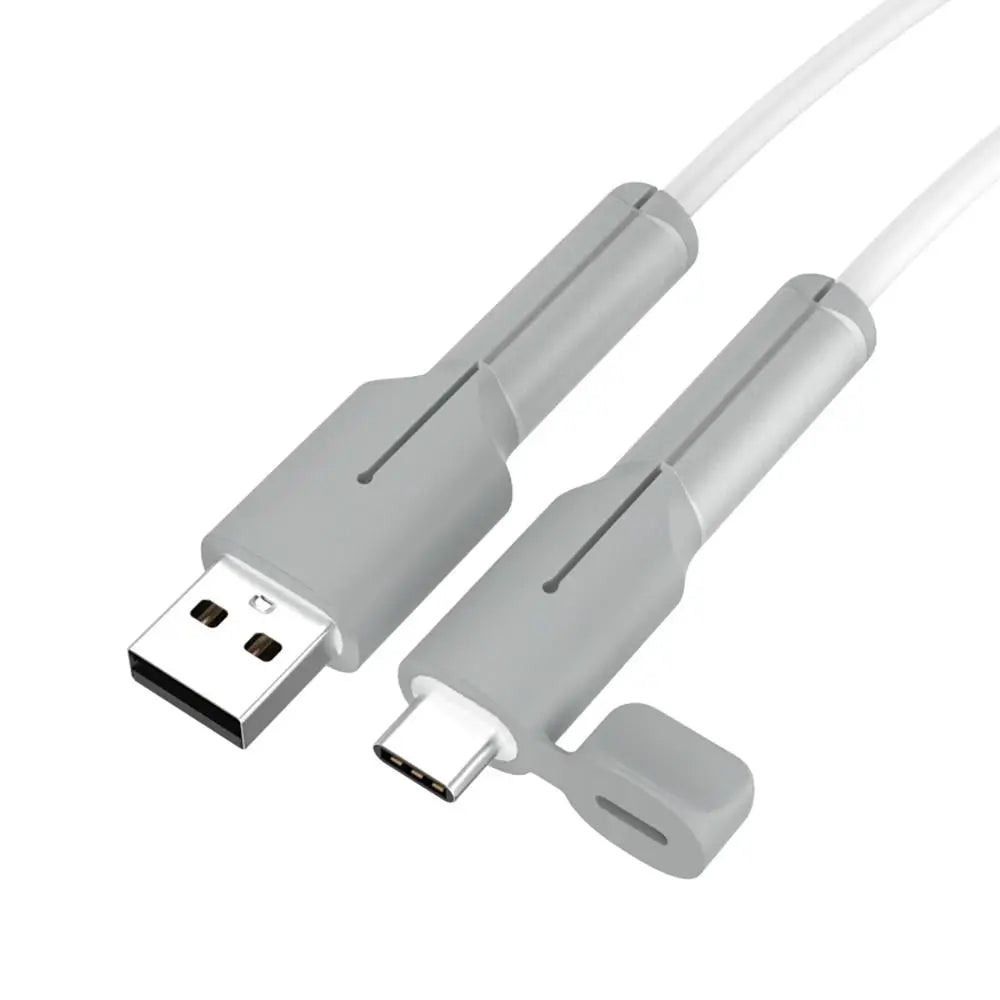 Type C Charger Cable Protector Cord Saver Dustproof Cover Charger Cable Protective Cap Accessories Silicone Silicone Cover