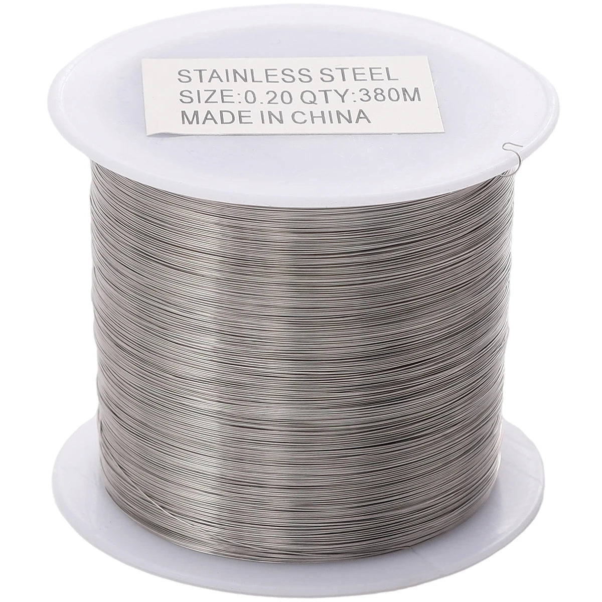 1Roll 304 Stainless Steel Wire Handmade Beading Wire, Size 0.2-0.6mm, For DIY Craft And Jewelry Making Supplies