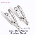DIY Earring Making Accessories 18K Gold Plated Smooth Earring Hook Clasps Brass Metal Earwires Hooks,Jewelry Making Supplies