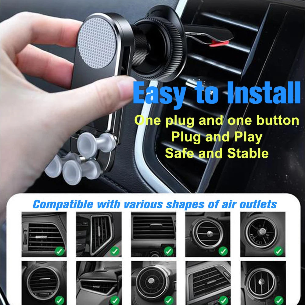 17mm Ball Head Base for Car Phone Holder Universal Car Air Vent Mobile Phone Stand GPS Bracket Car Air Outlet Clip Accessories