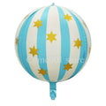22in 4D Star Striped Aluminum Foil Balloons Pink/Blue Ballons for Baby Shower Birthday Party Celebration Decorations 2026