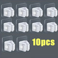 Mop Holder Self-adhesive Broom Stand Wall Mounted Mop Support Sweeping Brush Hook Storage Organizer Bathroom Kitchen Accessories