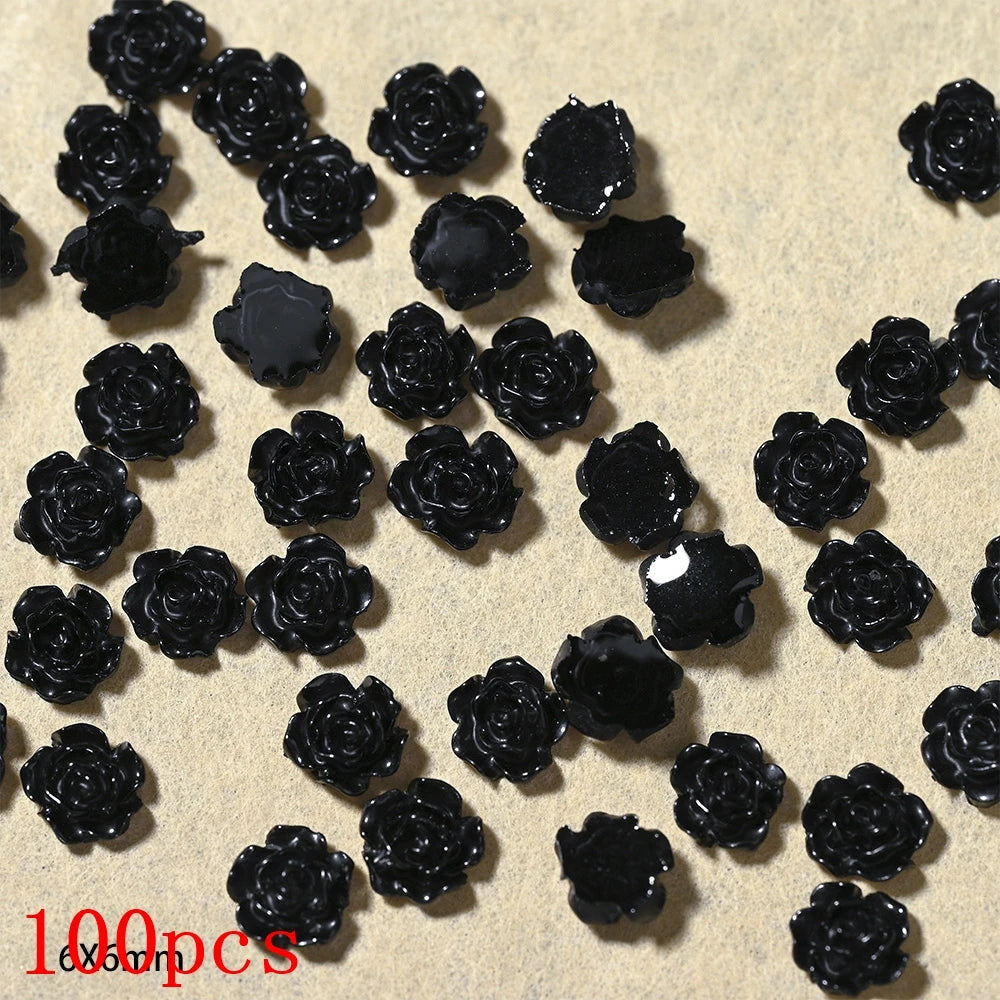 500-600pcs Bow Flower Nail Art Resin Decorations Mix Shapes Nail Charms Press on Manicure Supplies Jewelry Kawaii Accessories *&