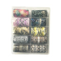10pcs/Bag or 10 Rolls/Box Snake Skin Nail Transfer Foils Animal Print Nail Art Stickers Set Winter DIY Manicure Decals Decoratio