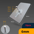 10Pcs Screw Free Stickers Hooks Self-Adhesive Wall Mount Hanging Nails Hooks No-Trace Hooks for Bathroom Kitchen Shower Room