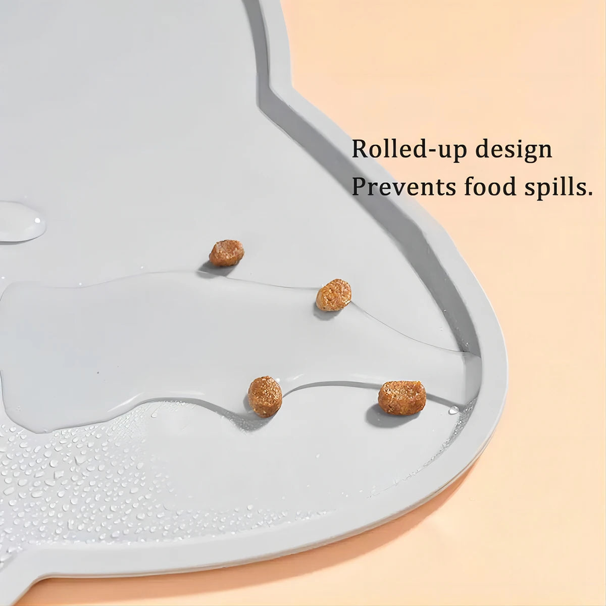 Silicone Pet Feeding Dog Cat Bowl Food Mat Non-Stick Waterproof Pet Food Feeding Pad Puppy Feeder Tray Water Cushion