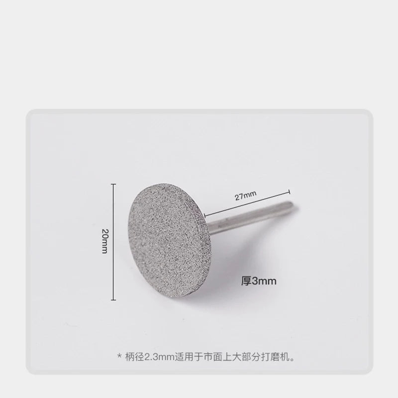 Metal Nail Polishing Removal Head Diamond Electric Nail Drill Bit Disc Grinding Burr T Mills Grinder Cuticle Cutter Art Tools