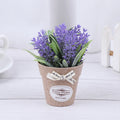 Artificial Plant Decorative Flowers Fake Flowers Mini Potted Bonsai Green Plant for Home Decor