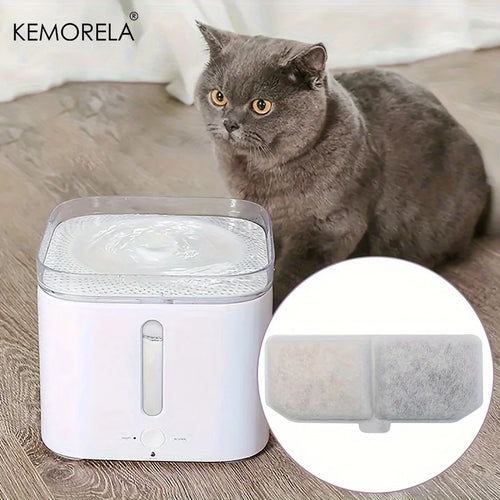 10/16PC Activated Carbon Filters for Pet Water Fountain Replacement 113x43mm Resin Core Compatible with Cat Dog Smart Dispensers