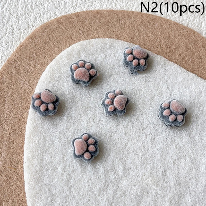 10pcs Nail Art Charms Resin Mini Cherry Strawberry Nail Art Flat Back Stone Figurines Scrapbook DIY Jewelry Decor Crafts
