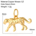 Cute Cherry Bee Charms for Jewelry Making Supplies Animals Plants Gold Color Snake Diy Earrings Necklace Bracelet High Quality