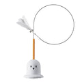 Cartoon Suction Cup Cat Teaser Wand - Bite-Resistant Feather Bell, Long Stick for Kittens Self-Play