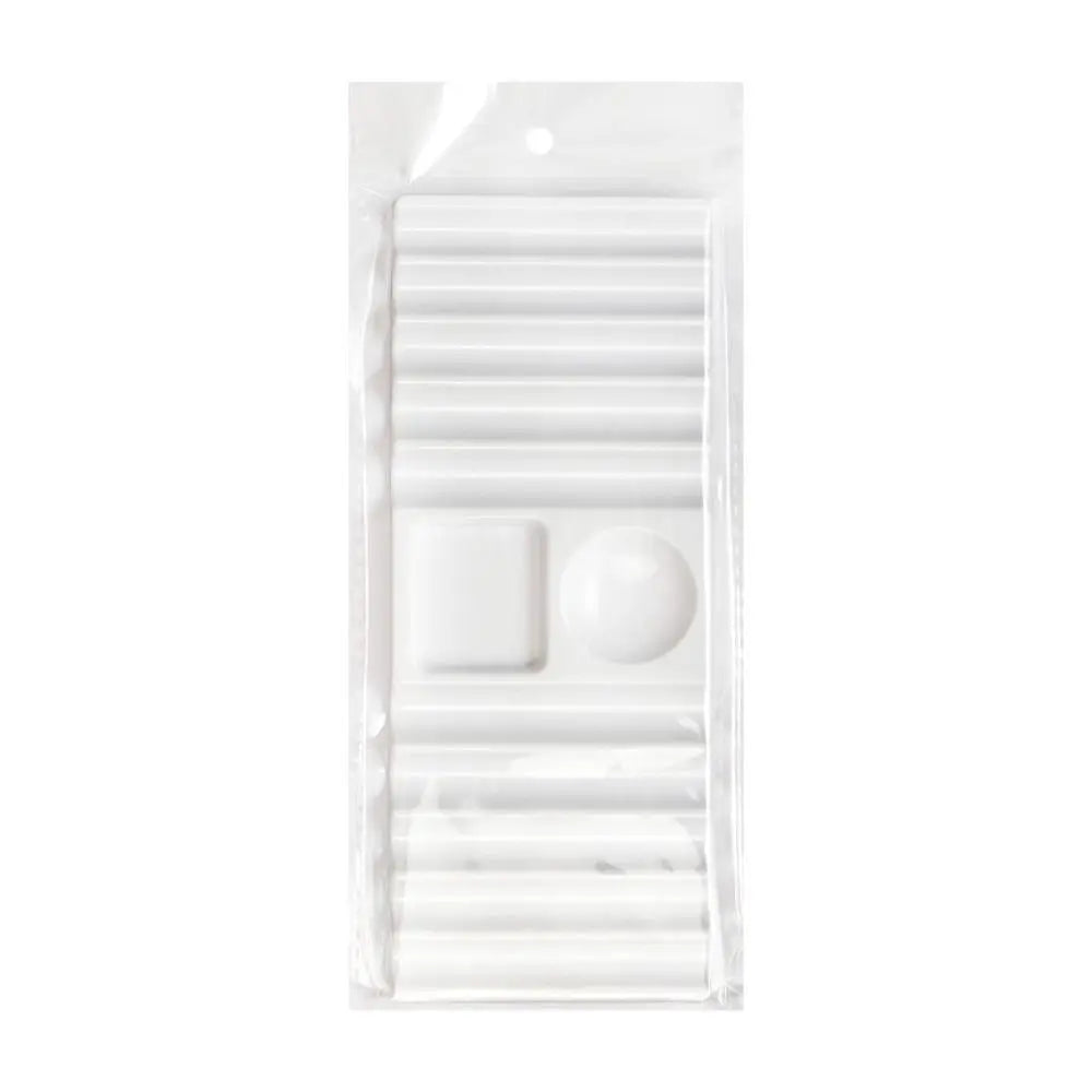 Multi-purpose Dual Form Holder 10-Compartment with Color Palette Nail Art Tools Holder Plastic Pen Stand for Nail Art Painting