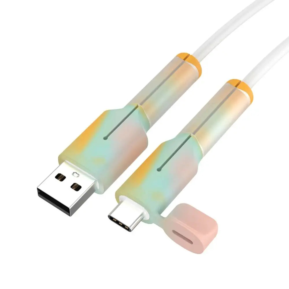 Type C Charger Cable Protector Cord Saver Dustproof Cover Charger Cable Protective Cap Accessories Silicone Silicone Cover