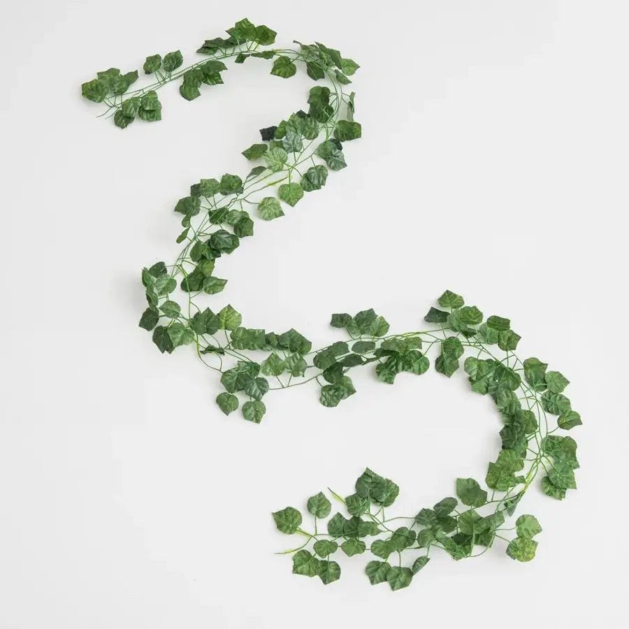 1/5PCS Artificial Plants Green Leaf Vine Centerpieces Wedding Home Outdoor Garden Garland Arch Wall Diy Prop Festival Decoration