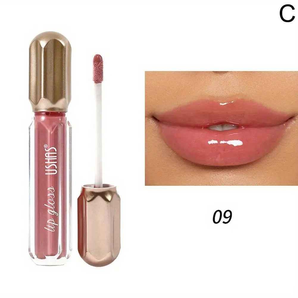 Shimmering Mirror Lipstick Glossy Lipstick Mirror Water Lip Gloss Waterproof Last Moisturizing Lip Glaze Glitter Pearl Lip 2026