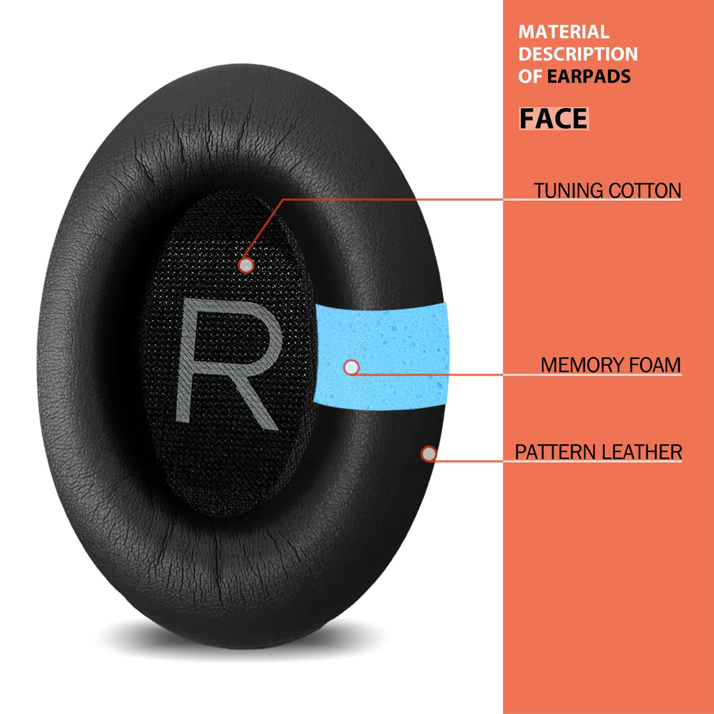 Nullmini Replacement Earpads for Bose QC35 QC35II QC45 Headphones Ear Pads Cushion Earmuffs Sleeve Headband