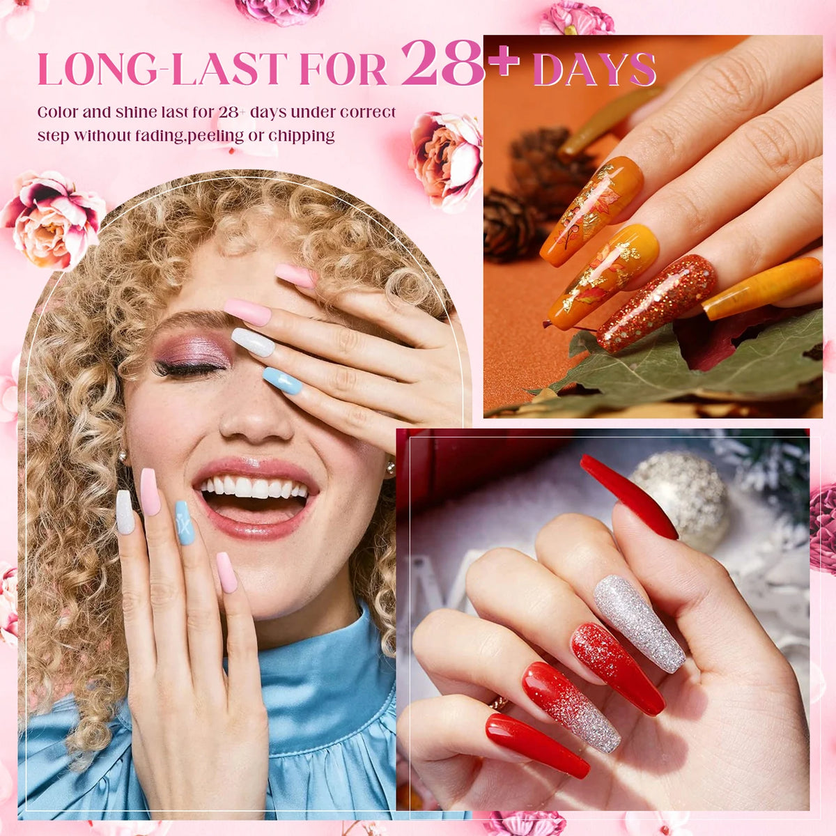 YIKOOLIN Mini Handheld UV Light Nail Lamp with Stand Handheld UV Light with Display for Gel Nail Rechargeable USB Nail Dryer
