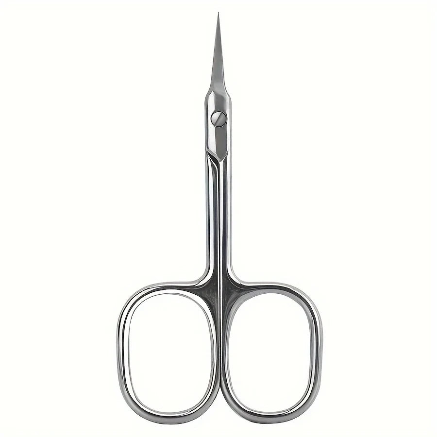Cuticle Scissors Trimmer for Manicure and Pedicure Curve Blade Precise Pointed Tip Grooming Kit for Nail Art Extra Fine Cuticle