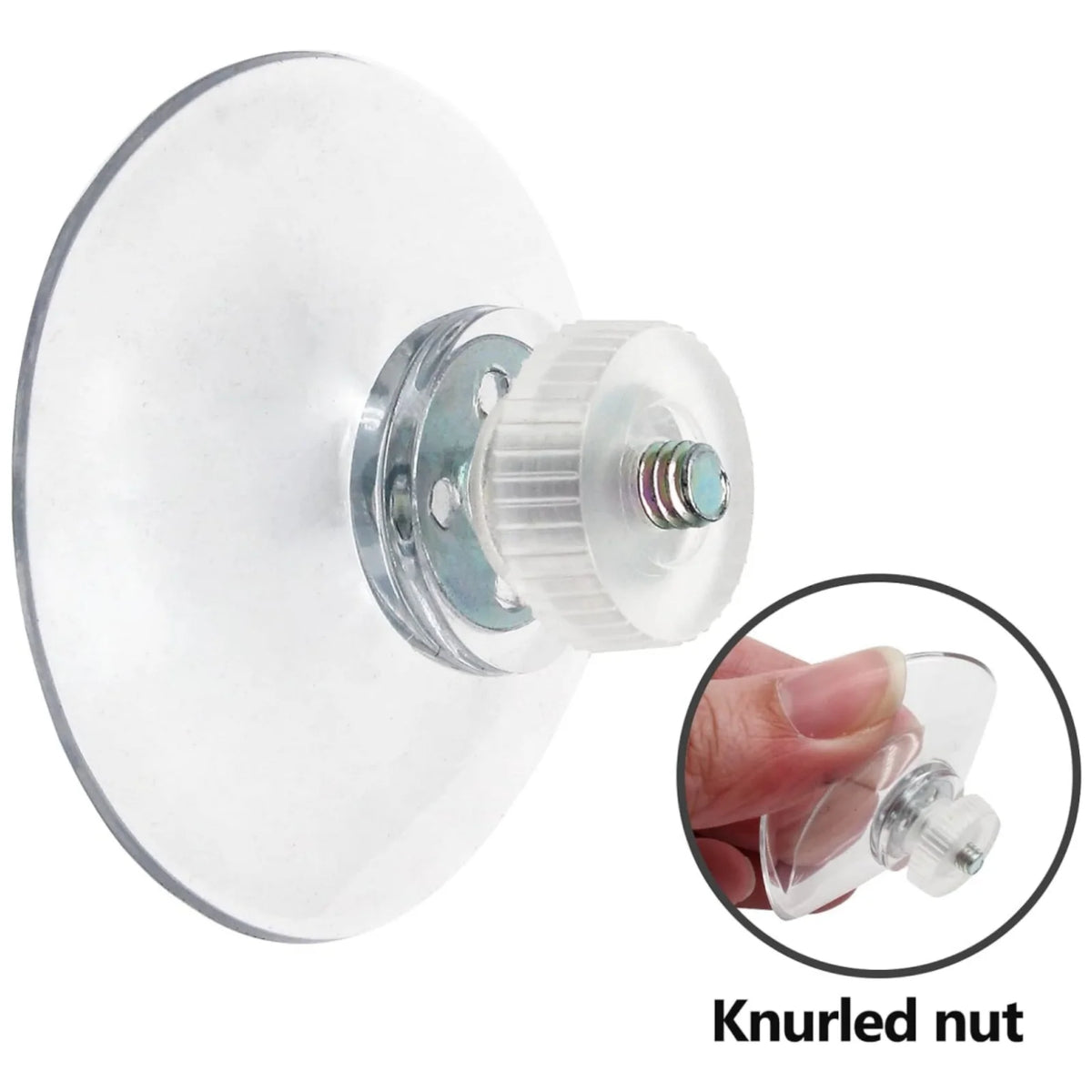 5/10Pcs PVC Sucker with Screw Nut 25/32/41/53mm Round Strong Transparent Suction Pads for Car Shade Glass Wall Door Glass Window