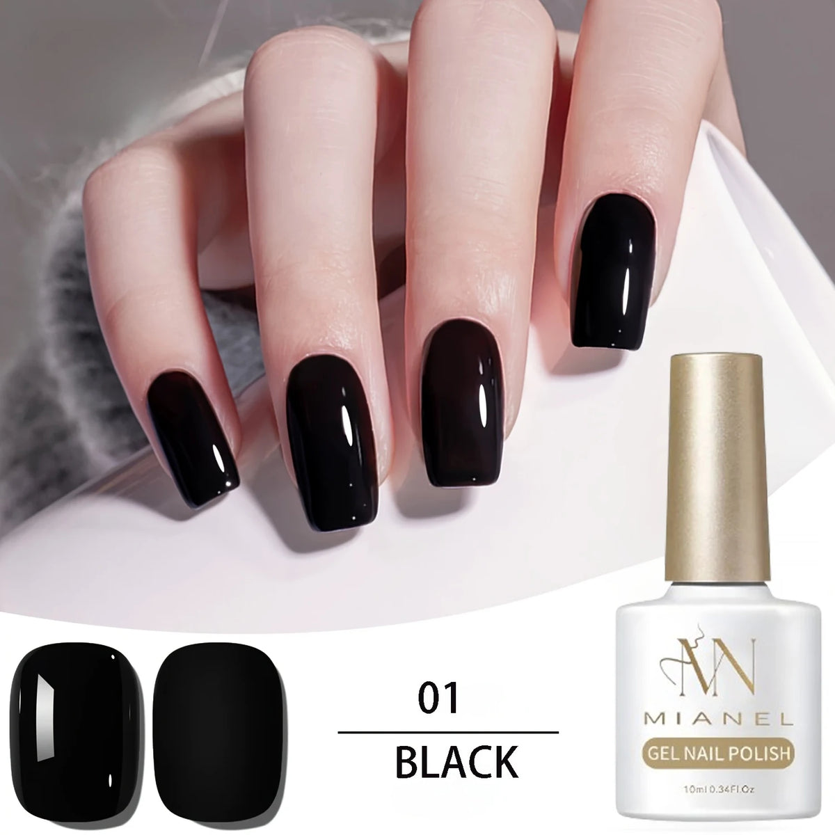 1-16PCS White Moonlight Glass Bead Nail Cat's Eye Gel Magnetic Satin Gel Polish 16-Colors Soak Off Glitter Manicure Varnish