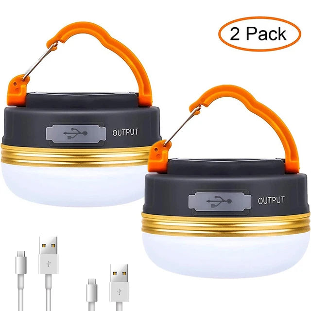 10W LED Portable Camping Light Built-in 1800mAh Battery USB Rechargeable Tent Lantern Outdoor Hiking Night Hanging Camping Lamp