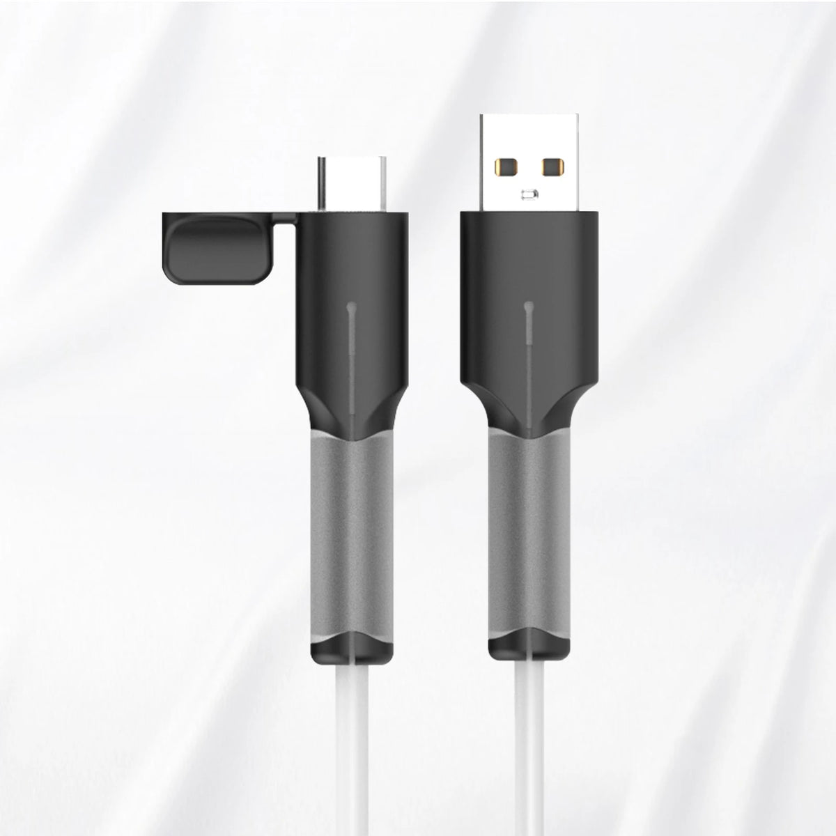 Charger Cable Protector, Type-C to Type-C/iPhone/USB A Silicone Charger Cord Protector, 2-in- Cord Protector with Cable Winder
