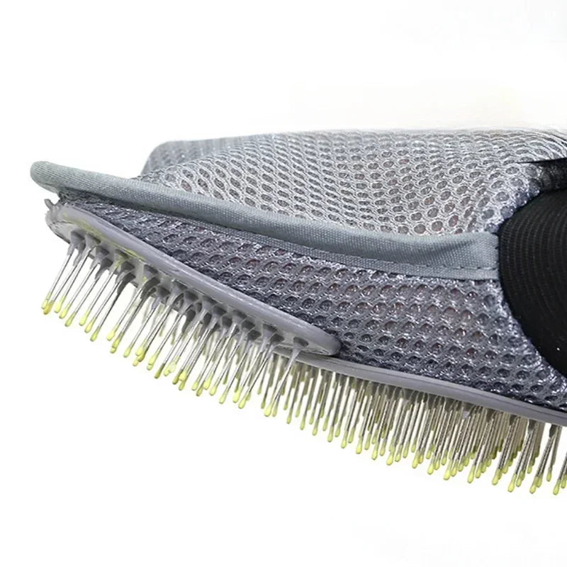 1Pc Pet Grooming Glove Hair Removal Brush Cat Dog Fur Hair Deshedding Gentle Efficient Dog Combs Pet Bathing Massage Products
