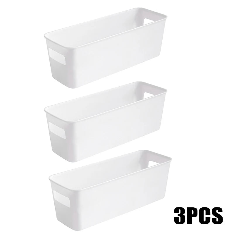 1/3PCS Multifunctional Desktop Storage Box Toiletries Cosmetic Sundries Plastic Storage Organization Box Drawer Organizer
