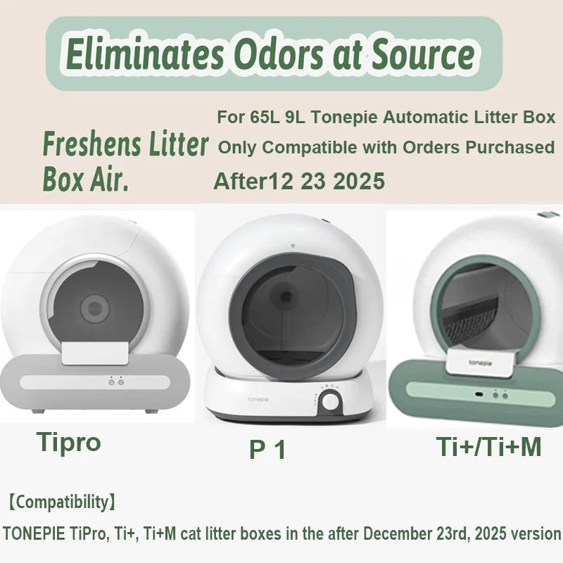 3/6 Pack Pet Odor Deodorant Gel Compatible With Tonepie P1 TI PRO/TI+M Cat Automatic Litter Box Orders Purchased After12 23 2025