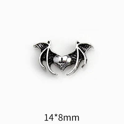 10Pcs Vintage Cross Nail Art Charms 3D Alloy Baroque Angel Heart Nail Art Decoration DIY Designer Luxury Manicure Accessories