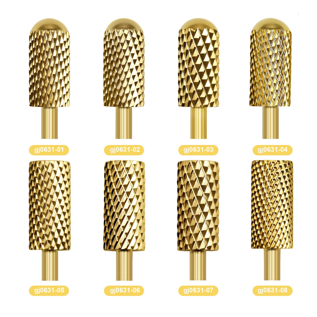 Small Barrel Tungsten Steel Carbide Nail Drill Bits Grinding Head Milling Cutter Machine Sander DIY Nails Tools 5.35mm Head