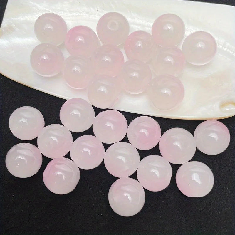 8mm/50 multicolored scattered beads, handmade DIY bracelets, necklaces, jewelry making supplies, decorative beads