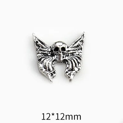 10Pcs Vintage Cross Nail Art Charms 3D Alloy Baroque Angel Heart Nail Art Decoration DIY Designer Luxury Manicure Accessories