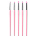 5Pcs/Set Professional Silicone Nail Brushes for UV Gel Polish 3D Nail Art DIY Dotting Tools Manicure Pens