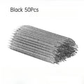 50Pcs/Bag Reusable Double-head Crystal Cuticle Pusher Cuticle Removal Tool Orange Wood Nails Pedicure Care Drill Stick Tools