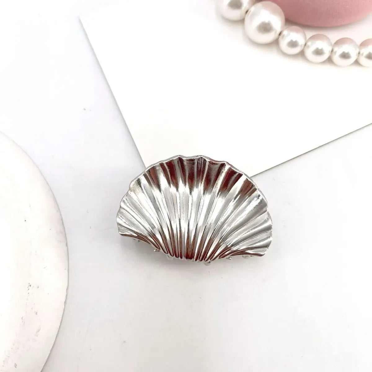 1/2 PCS Metal Irregular Texture Shell Shape Hair Claw Clips for Women Girls Hairclip Ponytail Hair Pins Fashion Hair Accessories