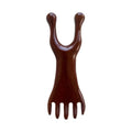Natural Sandalwood Massage Comb Six-Claw Head Acupoint Massage Gua Sha Tool Neck Face Lifting Scraping Massager