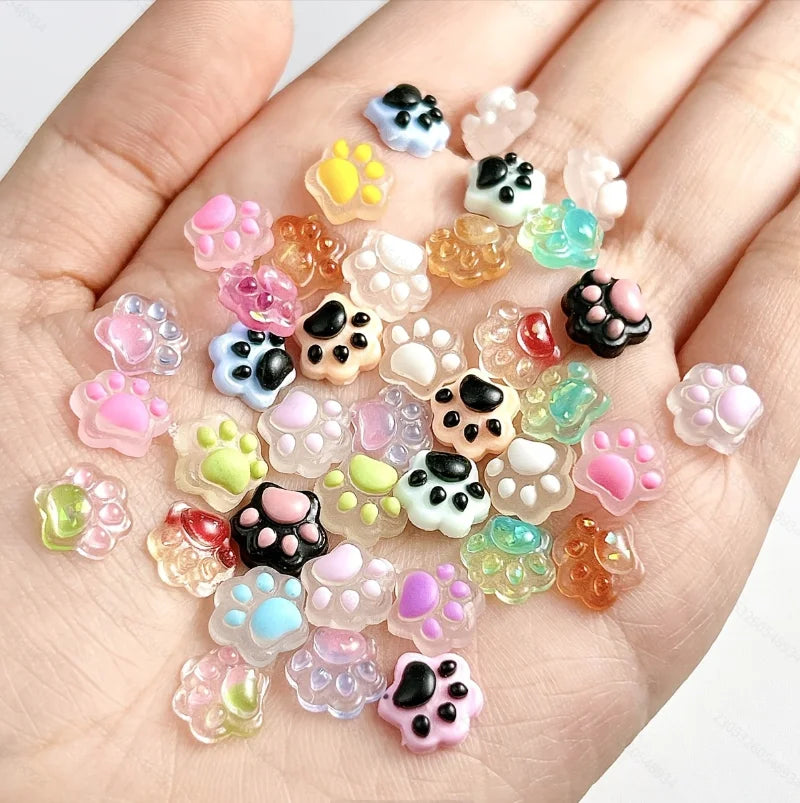 20pcs New Nail Art Cartoon Accessories Little Yellow Duck Resin Cute Nail Charms Decorations Supplies DIY 3D Cute Nail Art Parts