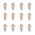 50Pcs Lobster Clasps Hooks with 100Pcs Jump Rings End Clasps Bracelet Necklace Connectors for DIY Jewelry Making Supplies