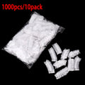 100-1000Pcs Disposable Hairdressing Earmuffs Salon Clear Ear Cover Ear Protection Hair Dye Protect Cap Hair Color Styling Tool