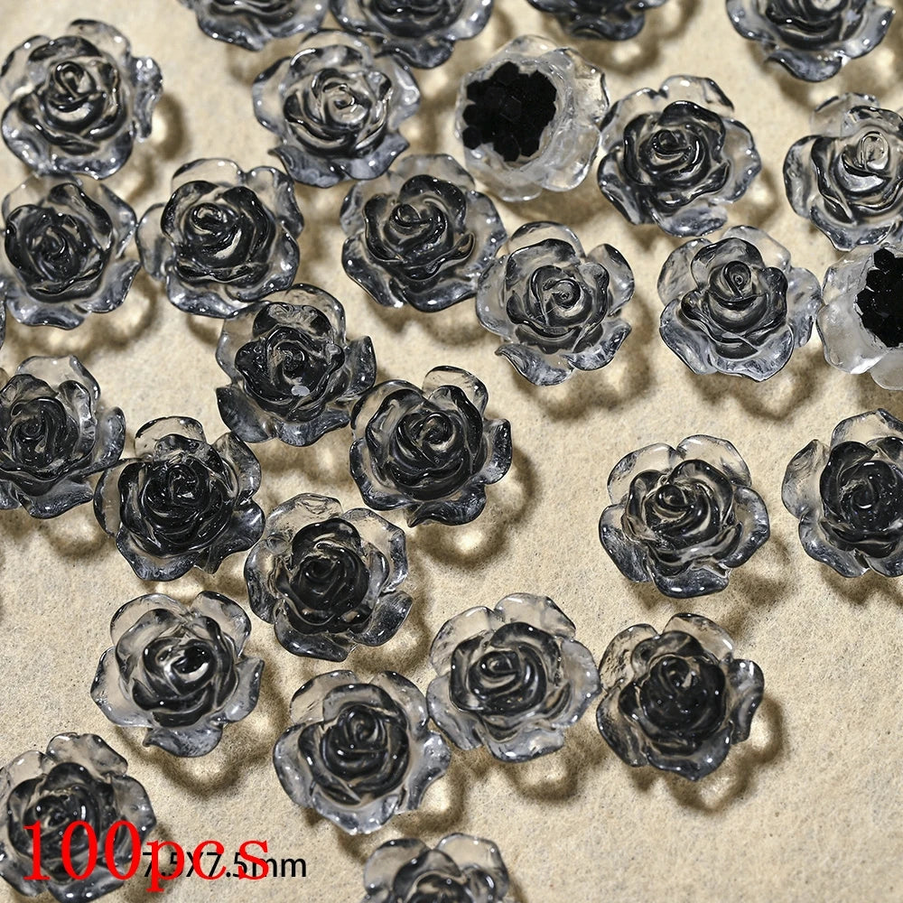 500-600pcs Bow Flower Nail Art Resin Decorations Mix Shapes Nail Charms Press on Manicure Supplies Jewelry Kawaii Accessories *&