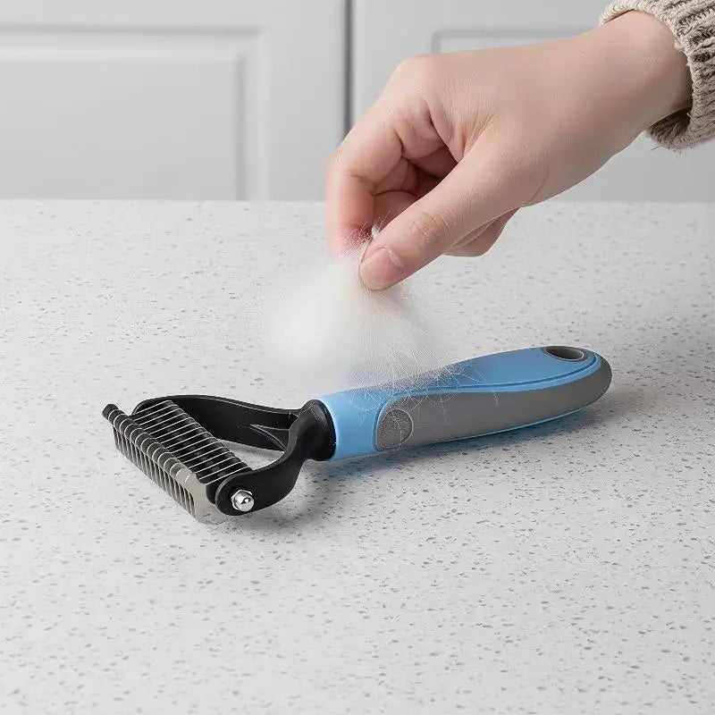 Professional Pet Grooming Brush Effective Deshedding Hair Knot Remover Suitable for Dogs Cats Home Daily Care Use