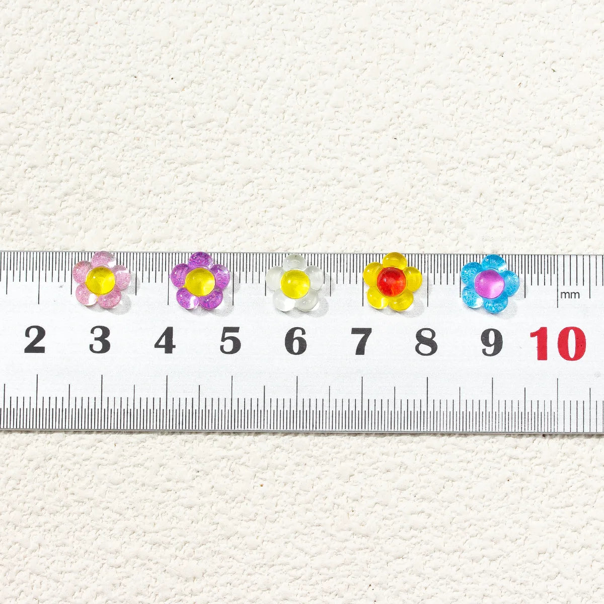 20pcs Ice Transparent Flower Nail Art Charms 3D Japanese Sun Petal Nail Rhinestones Decorations DIY Manicure Kawaii Accessories