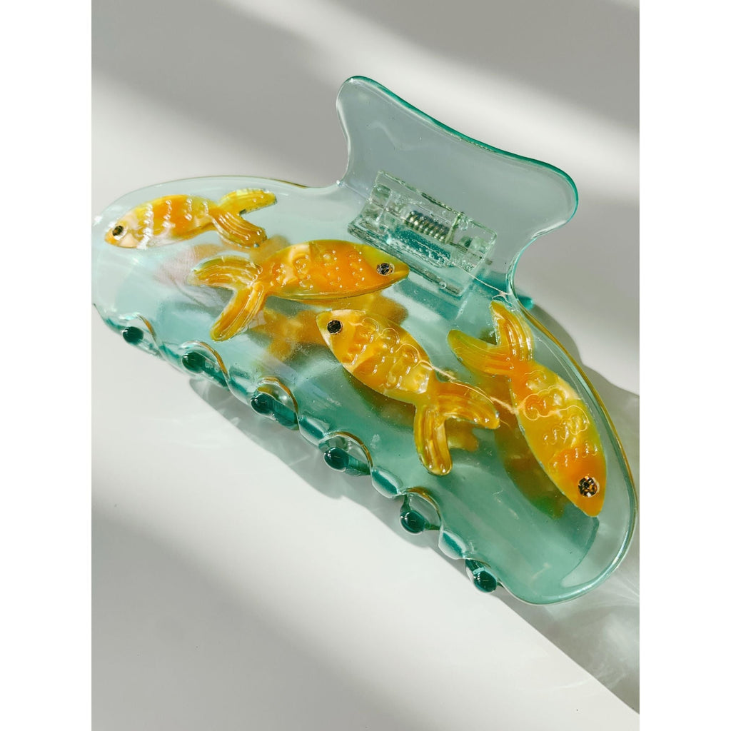 Velvet Claws Goldfish Hair Clip | School of Gold Fish Hair Claw