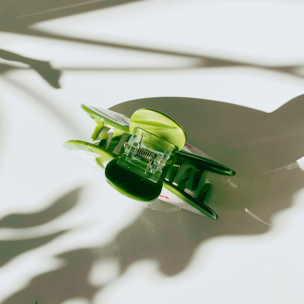 Velvet Claws Hair Clip | Green Snake Hair Claw